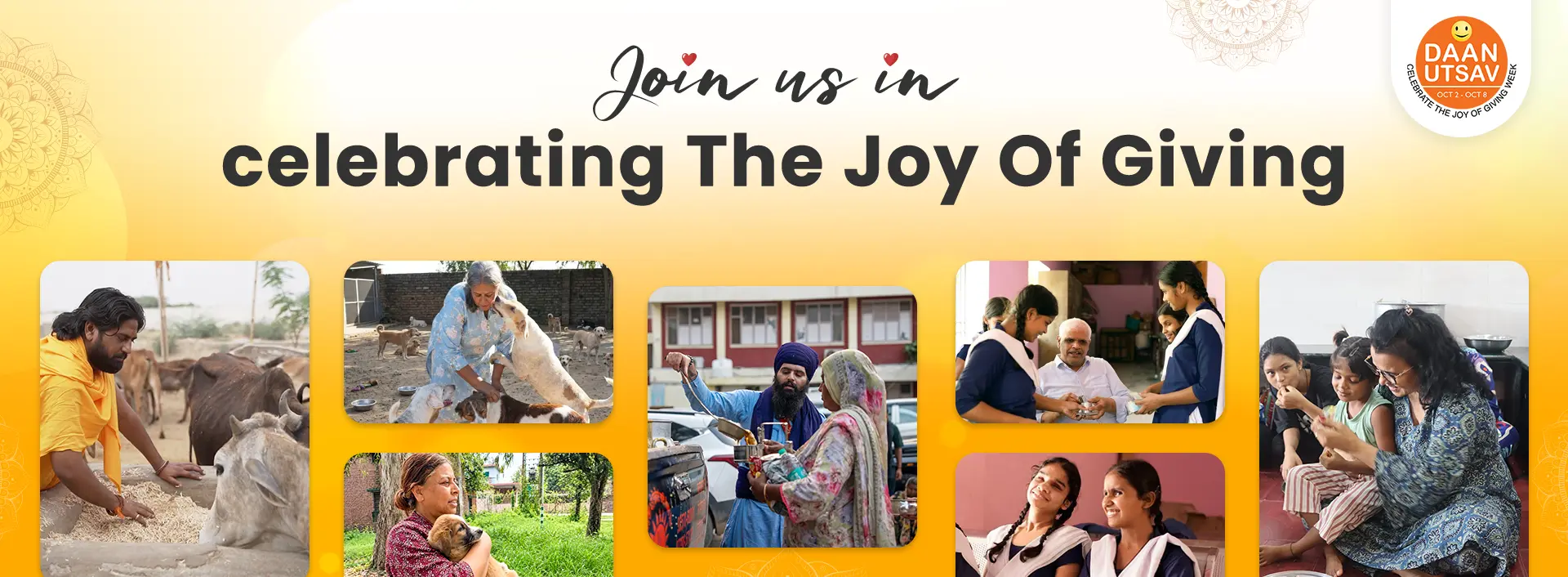 Donatekart - Banner image - Daan Utsav